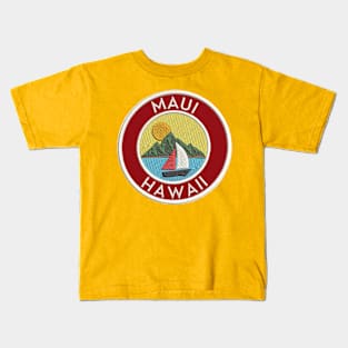 Maui Hawaii Patch Kids T-Shirt